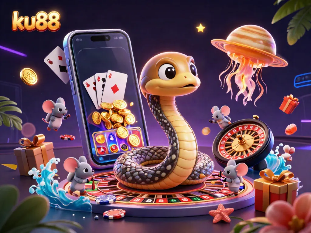 Experience the vibrant world of ku88, where mice bet cosmic casino games amid playful visuals.