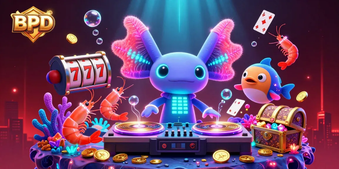 Engage with BPD strategies for slot machines in a vibrant underwater casino illustration featuring characters and treasure.