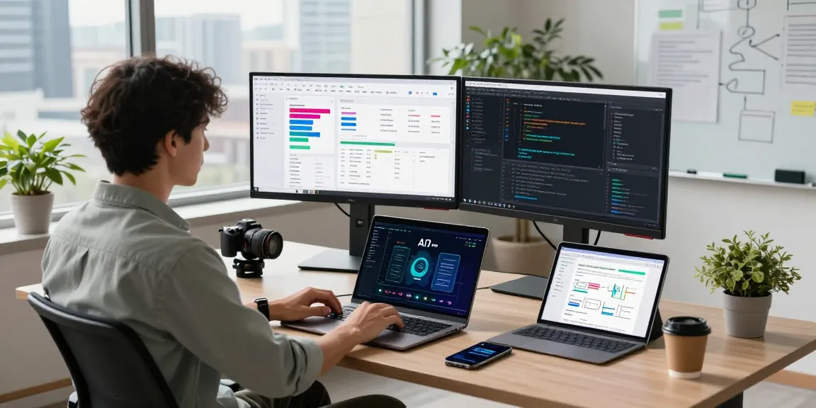 API management dashboards in modern workspace showcasing waygrid solutions for seamless integration