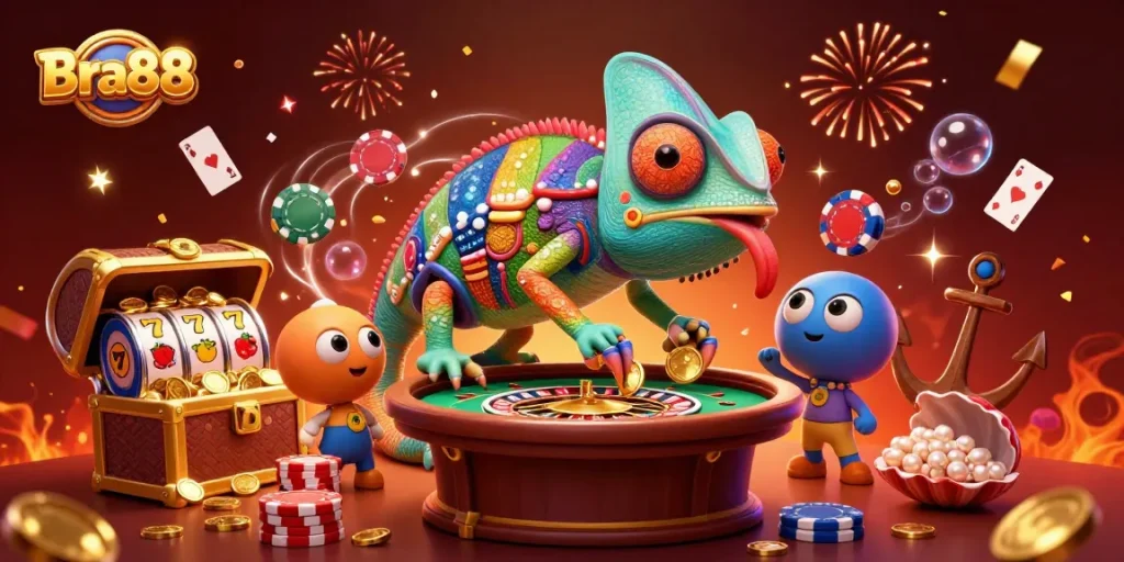 Bra88 offers an energetic casino experience with vibrant visuals and thrilling gameplay elements.