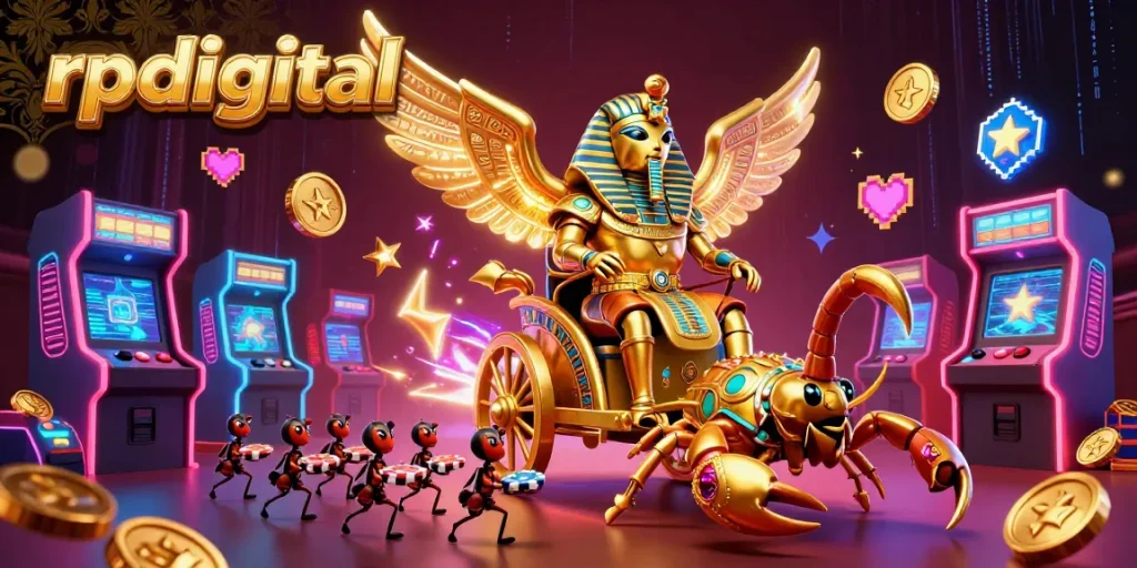 Experience thrilling casino action with rpdigital’s captivating 3D illustration, showcasing vibrant games and dynamic features.